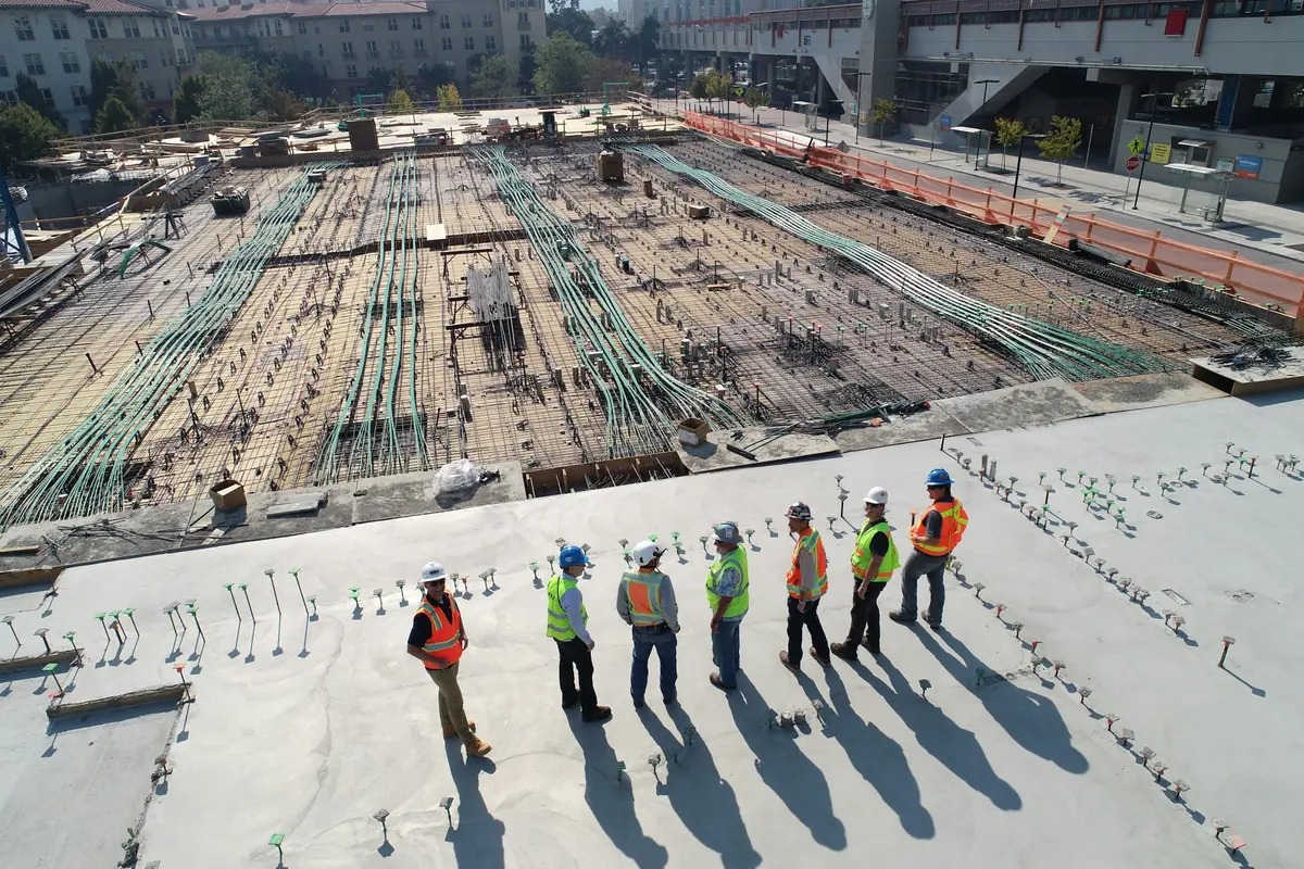 Construction site of Skyline Trade Center